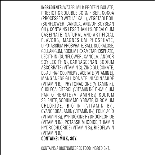 Creamy Milk Chocolate Protein Shake, 30g Protein, 12 Count X890889