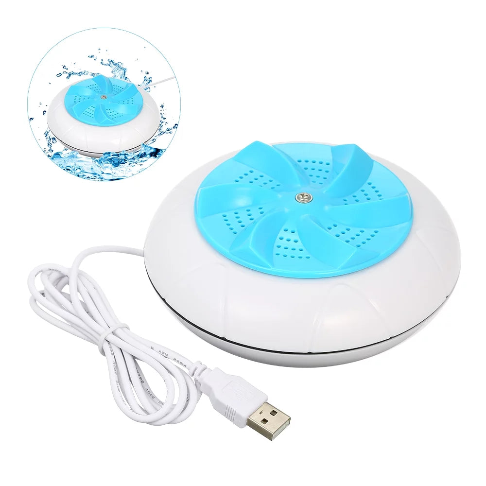 Portable Washing Machine 1 kg Rotating Washer with USB Cable D78927