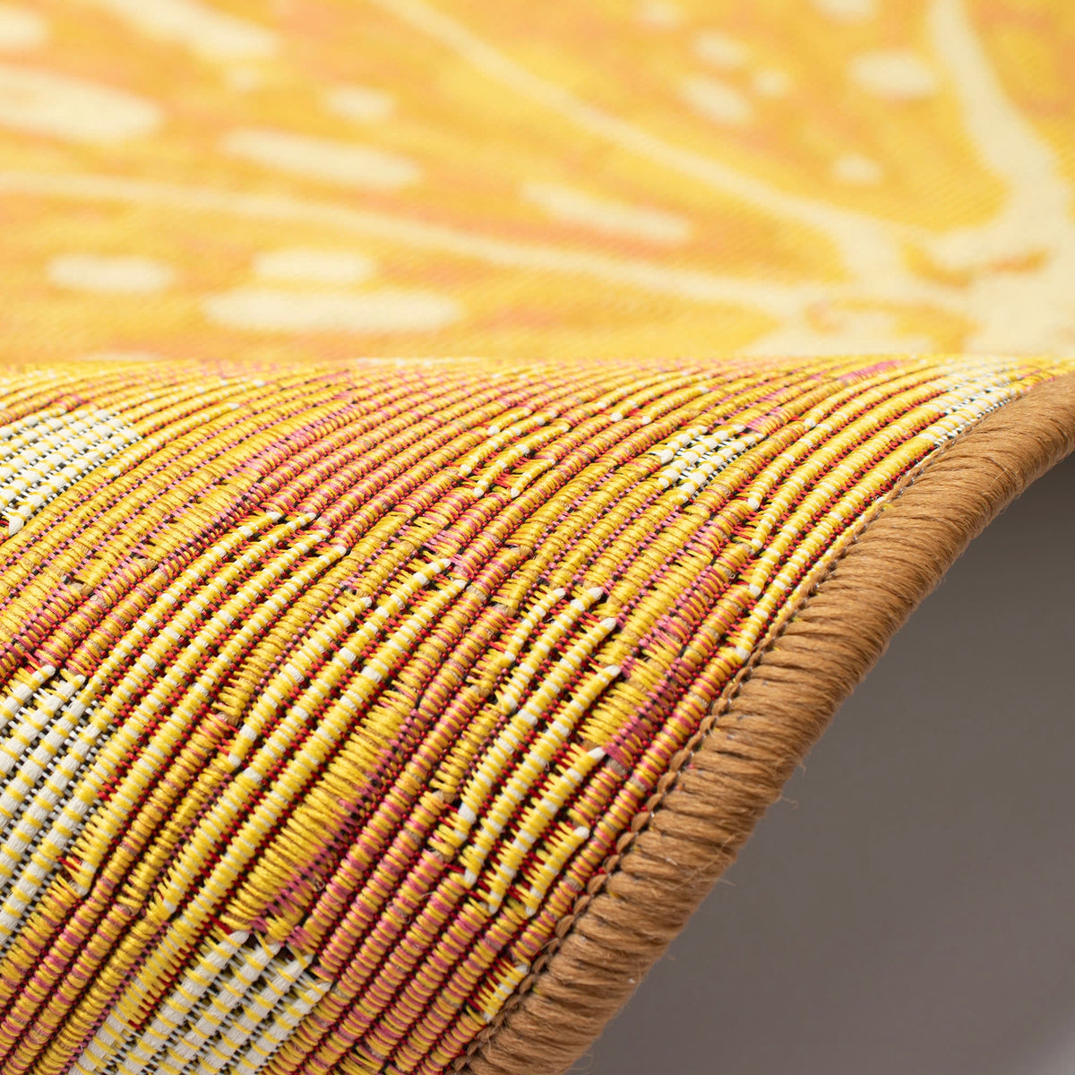 Esencia Lemon Indoor Outdoor Mat with Non-Skid Backing
