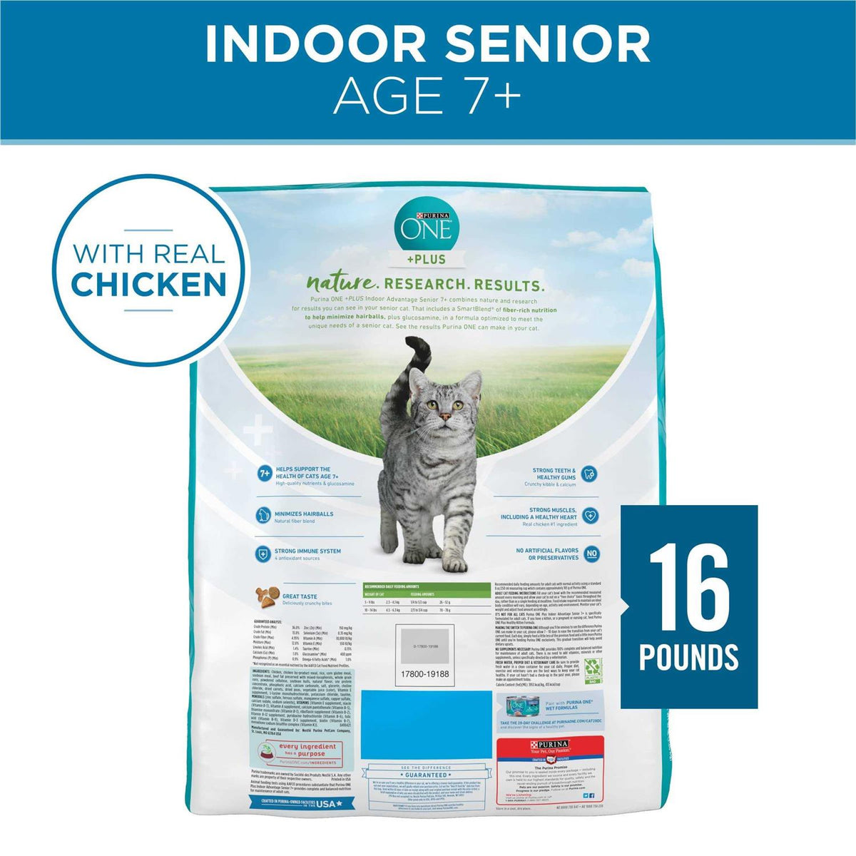 Senior Essentials 7+ Dry Cat Food O4612