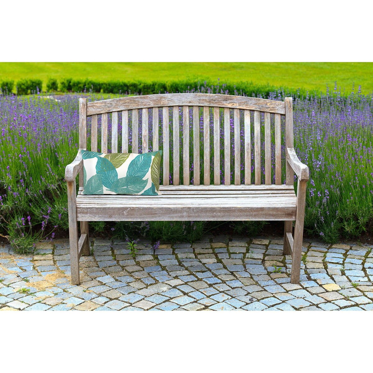Mystic Leaf Indoor Outdoor Throw Pillow