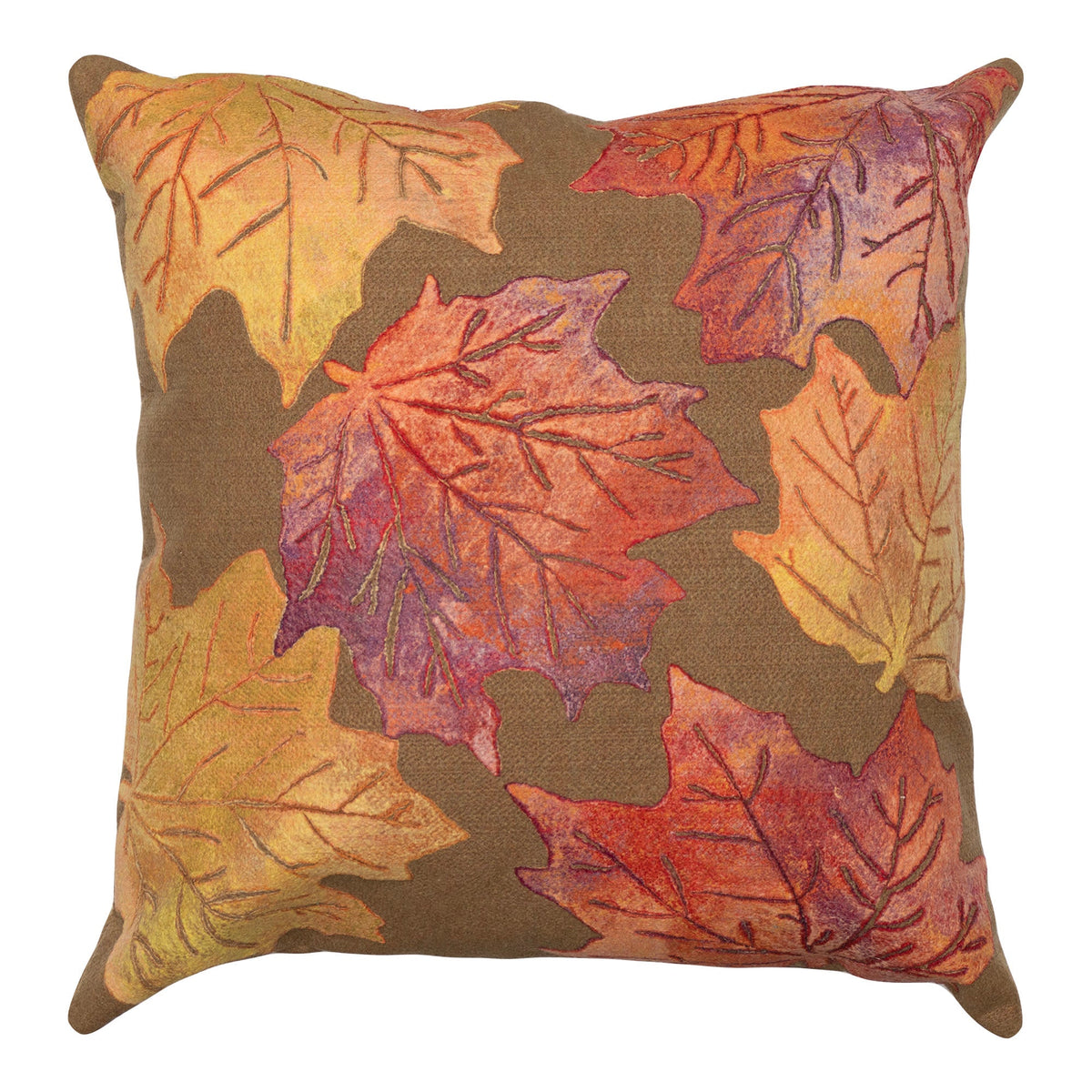 Leaf Toss Indoor Outdoor Throw Pillow