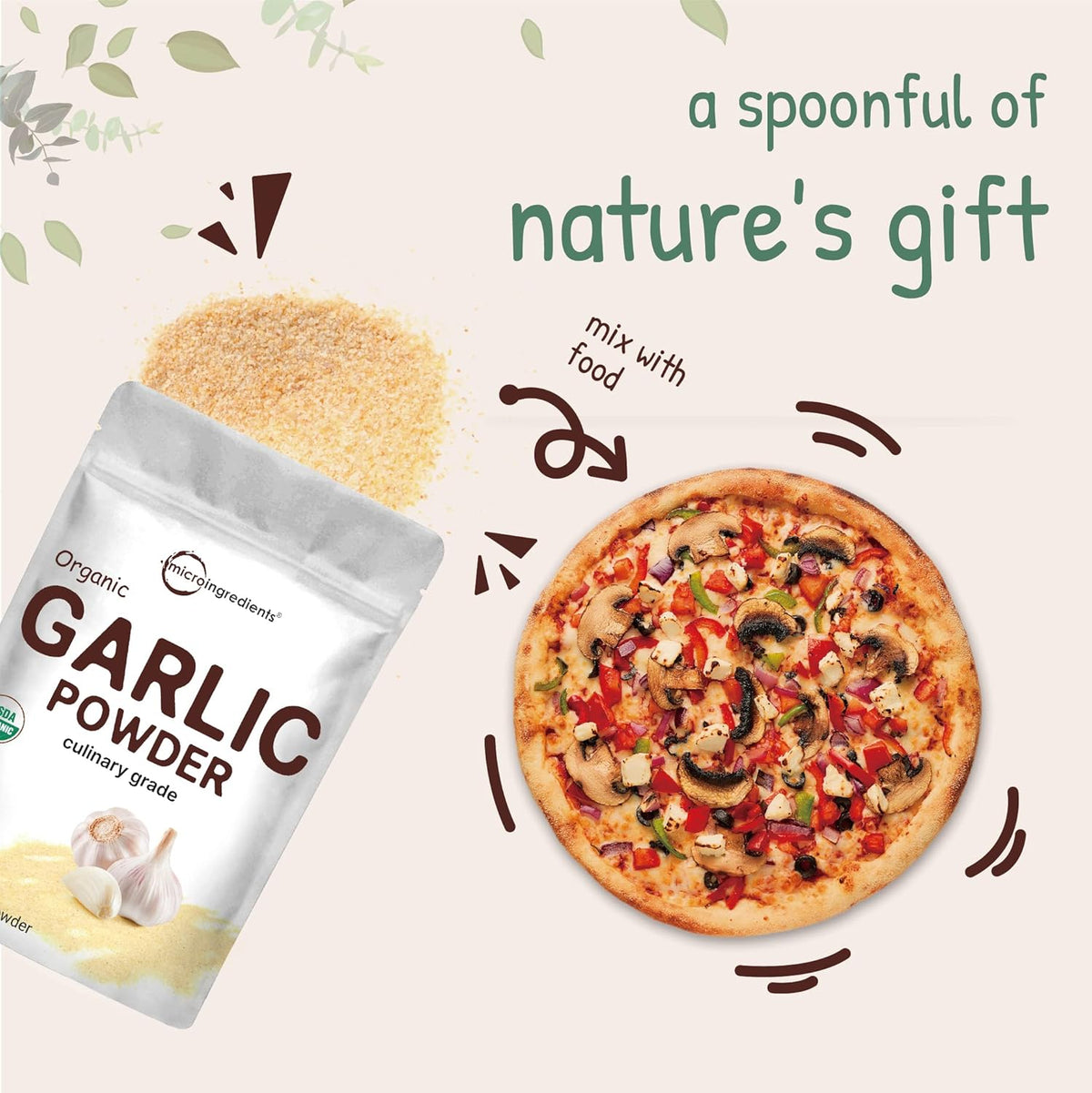Organic Garlic Powder, 3lbs A4962
