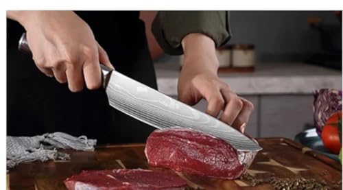 Set of 5 Damascus Steel Chef Knife Y7626