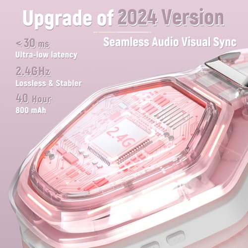 2.4GHz Wireless Gaming Headset with Flip Microphone C134