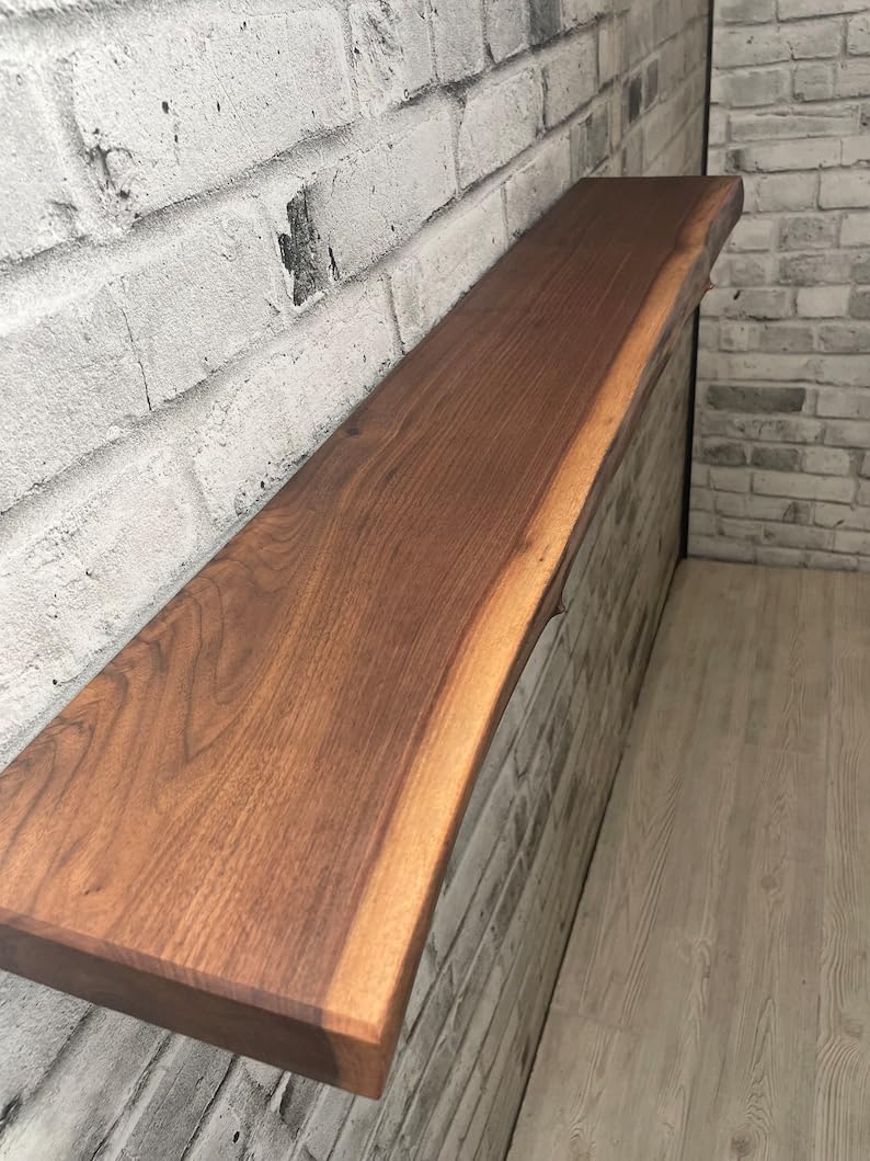 Live Edge Walnut Floating Shelf L744060