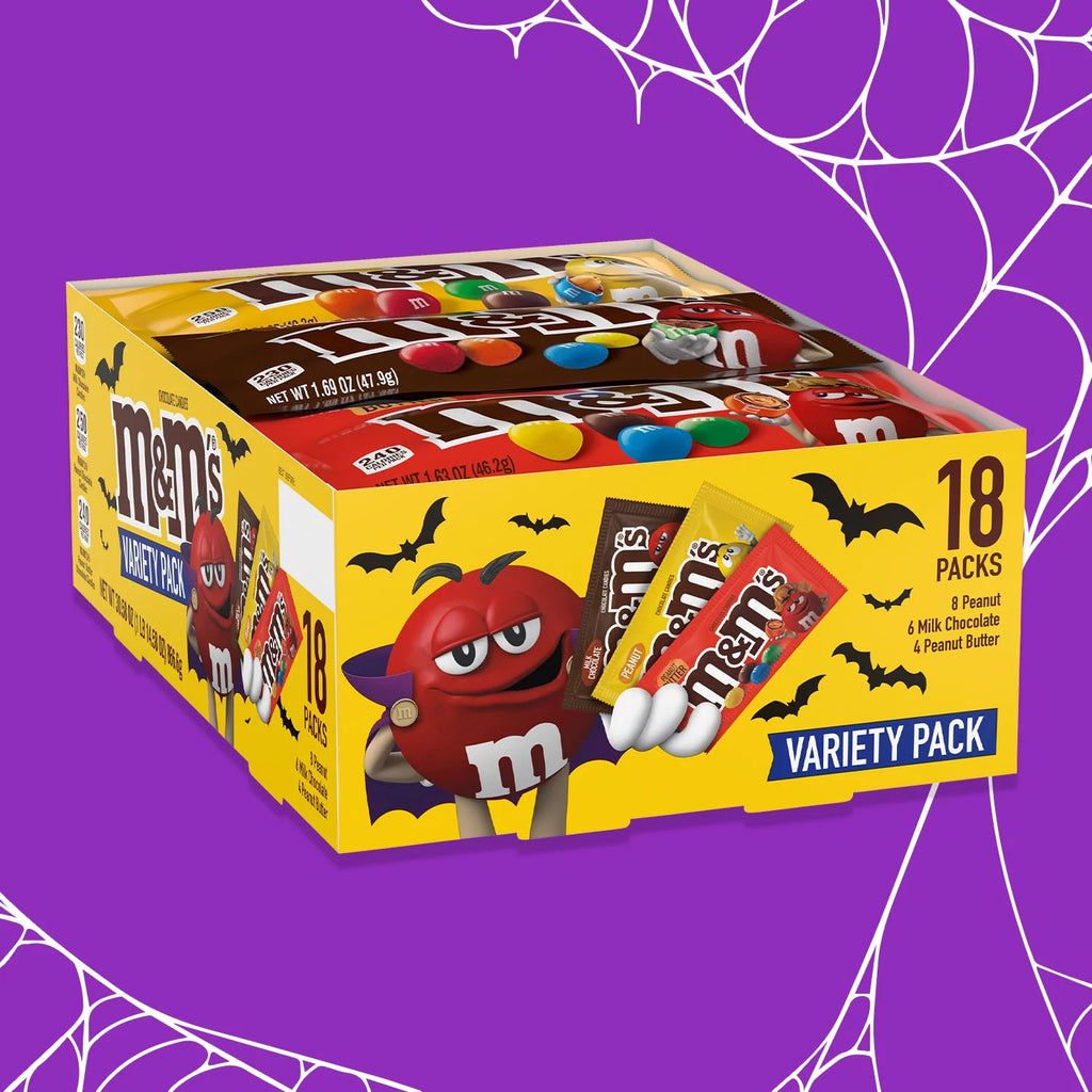 18ct 30.58oz Halloween Chocolate Candy Bars D227