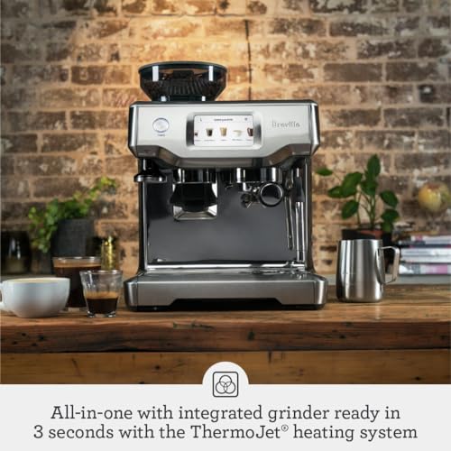 Brushed Stainless Steel Espresso Machine Z49845