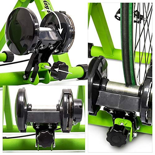 Blue/Green 6 Gears Indoor Bicycle Resistance Trainer M236197