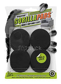 Set of 4 Black Self Adhesive Rubber Furniture Pads S2366