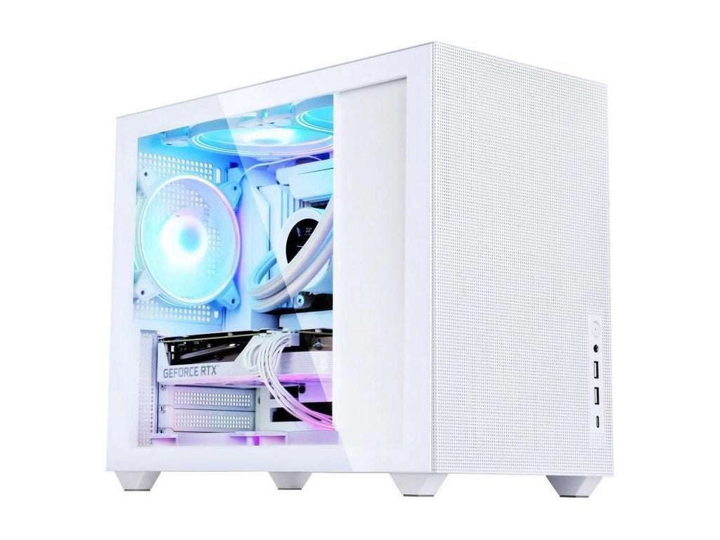 Mini Micro ATX Tower Computer Case with Tempered Glass Side U467383