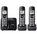 Cordless Phone with 3 Handsets (Black) E7851