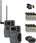 Twin Pack Cellular Trail Cameras with 16 AA Batteries and Two 16GB MicroSD Card M316