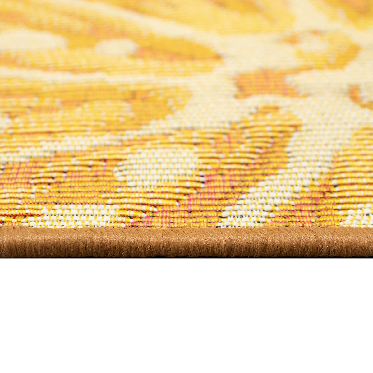 Esencia Lemon Indoor Outdoor Mat with Non-Skid Backing