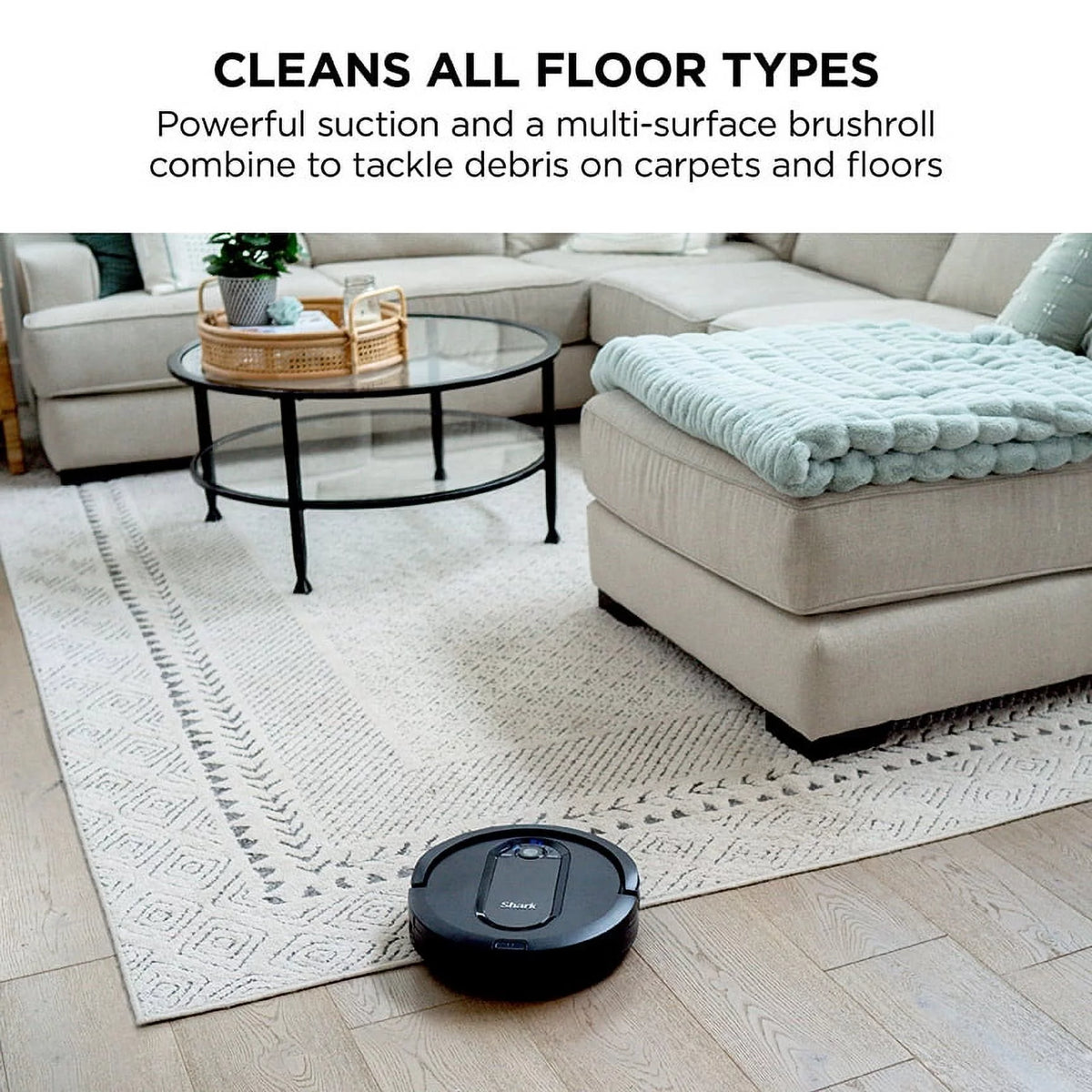 Robot Vacuum with Row-by-Row Cleaning, Wi-Fi L434