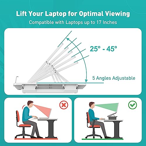 Black Dual Monitor Stand Riser with Drawer U74433