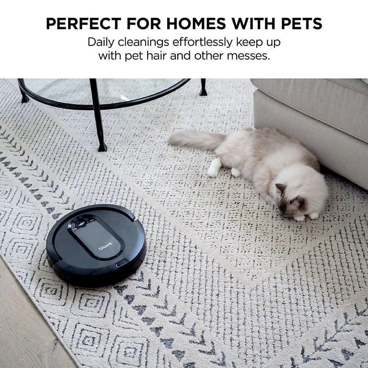 Robot Vacuum with Row-by-Row Cleaning, Wi-Fi L434