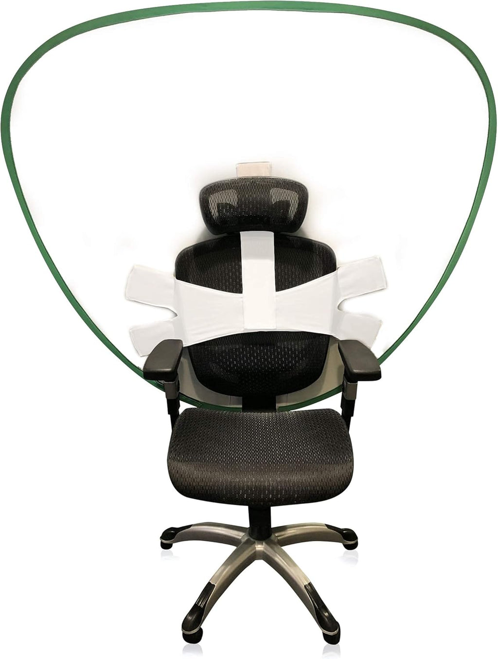 Dual-Sided Webcam Background Privacy Green Screen Chair T9228