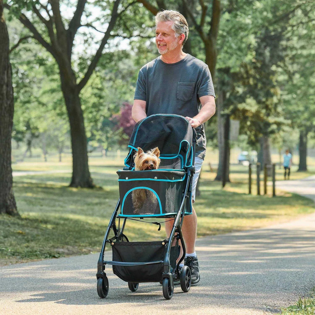 Black Pet Stroller E942