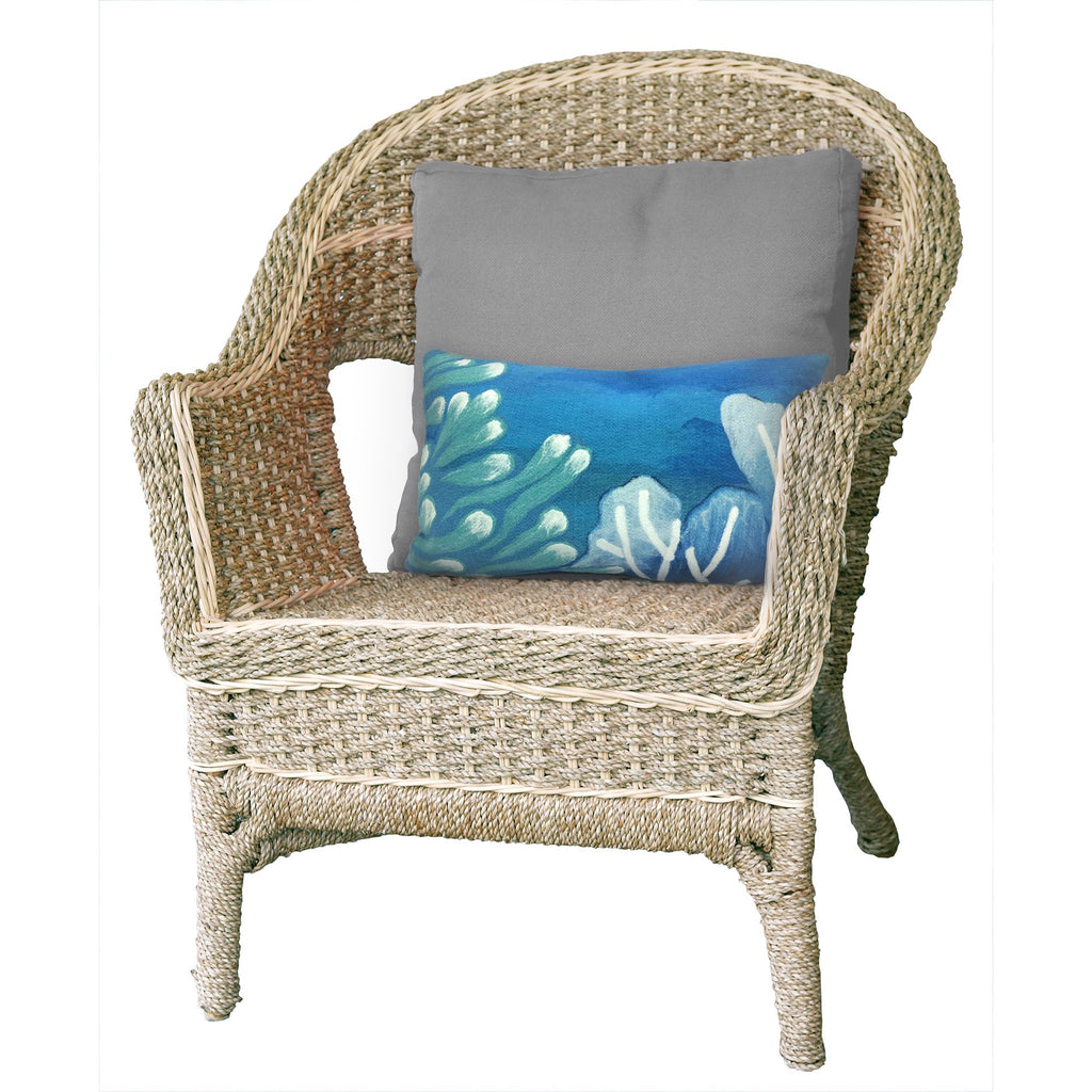 Reef Indoor Outdoor Throw Pillow