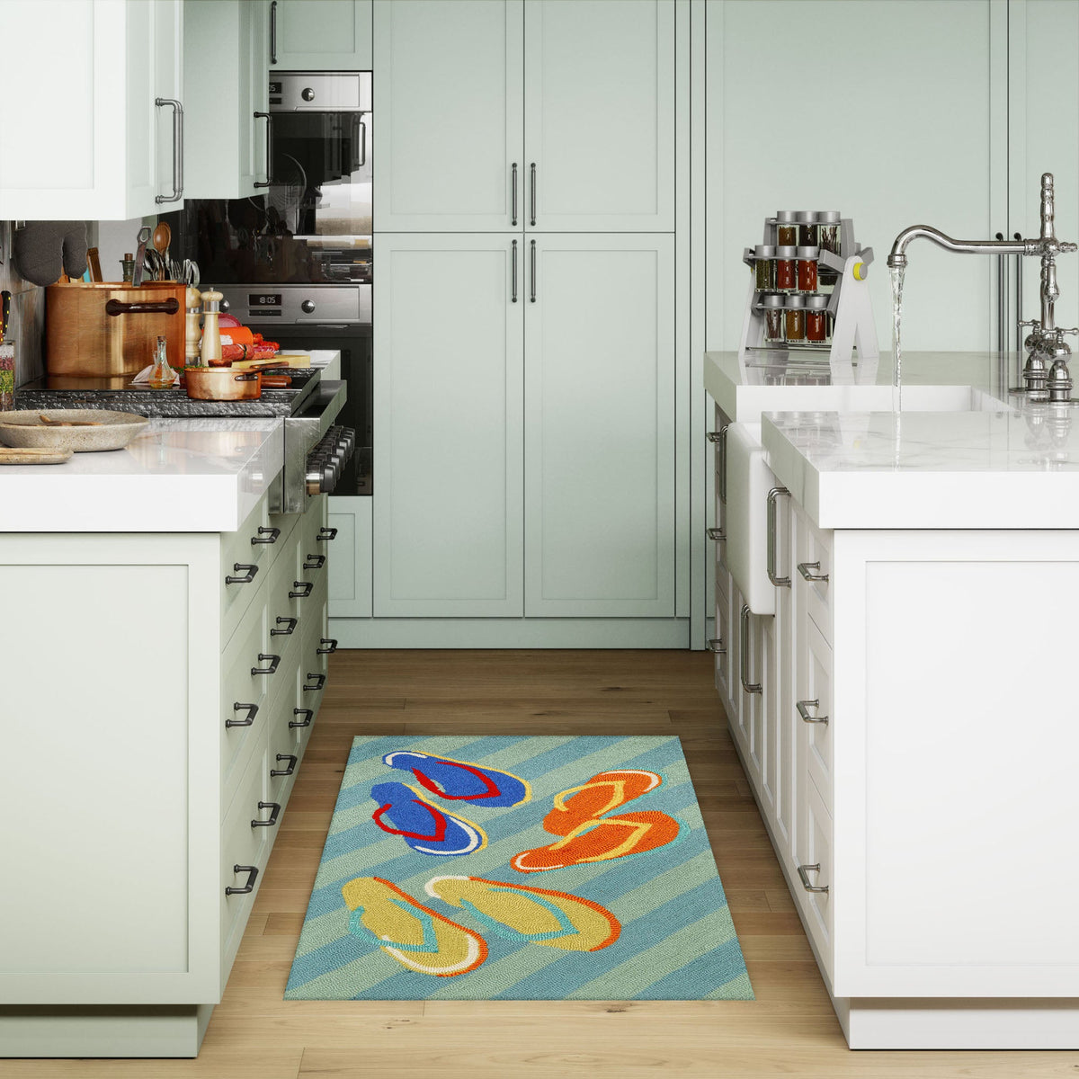 Frontporch Flip Flops Indoor Outdoor Mat