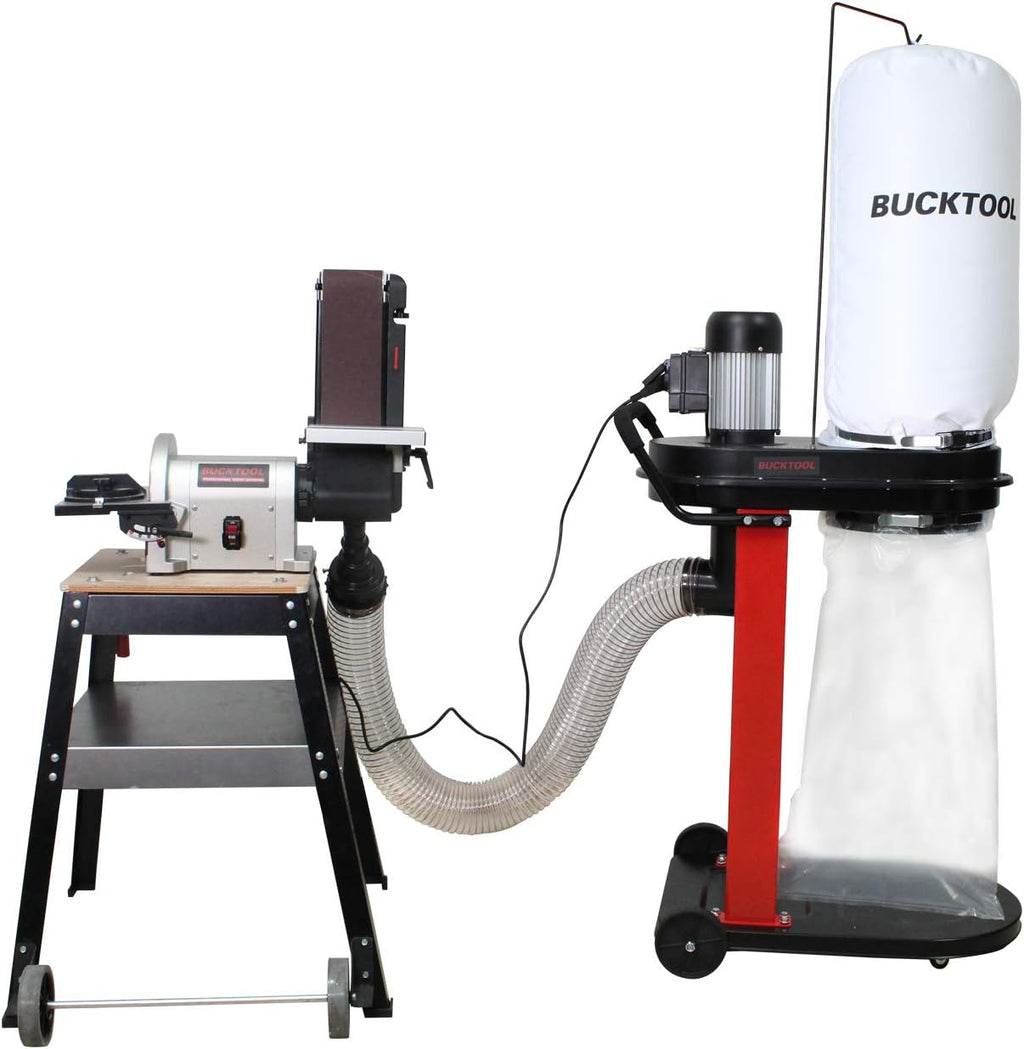 1.2 HP 750CFM Dust Collector with 3 Dust Collection Bag M851673