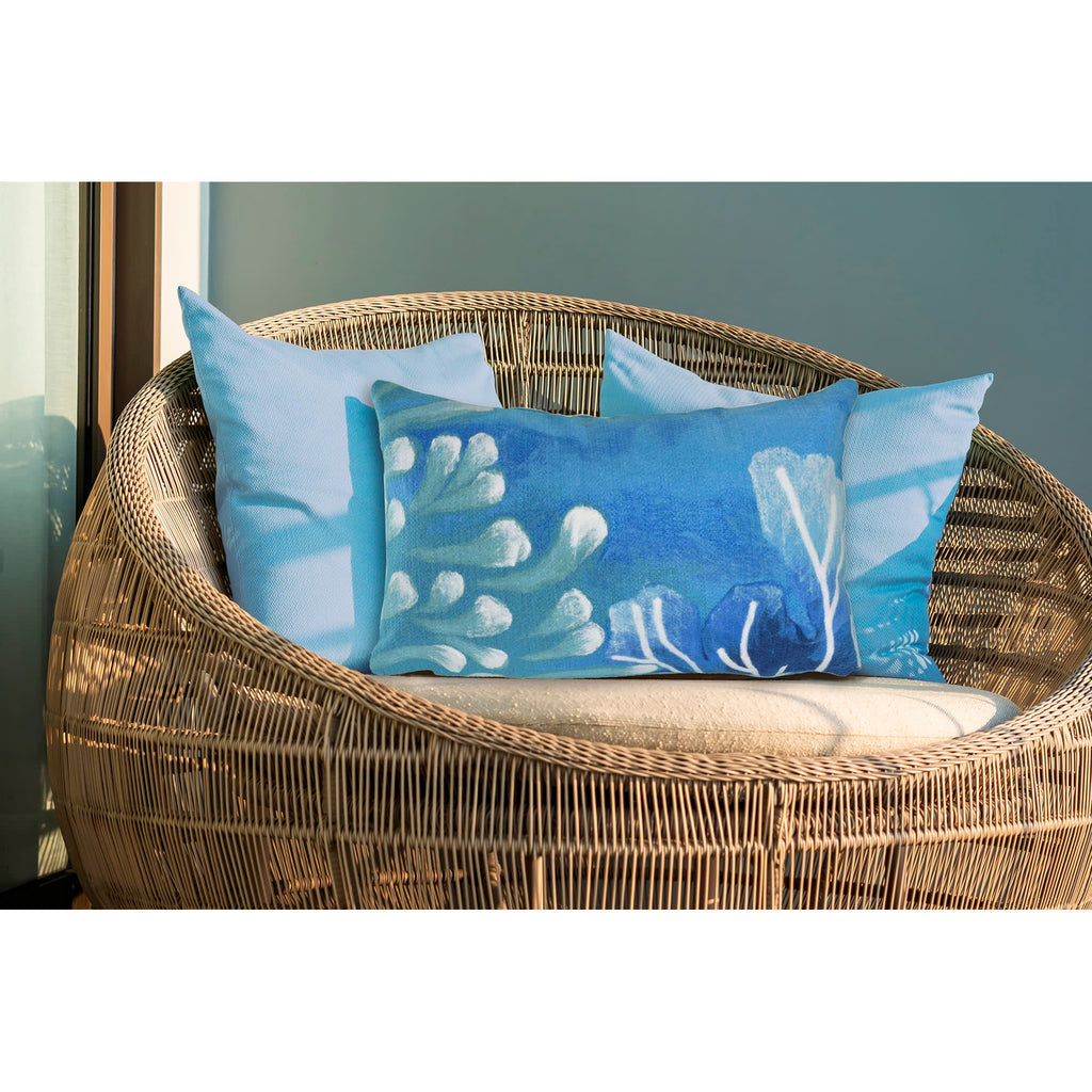 Reef Indoor Outdoor Throw Pillow