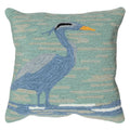 Frontporch Blue Heron Indoor Outdoor Throw Pillow