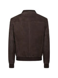 Stewart calf suede bomber jacket