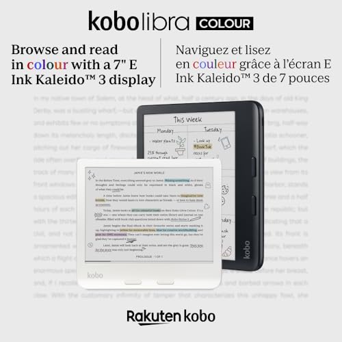 7” Glare-Free Colour E Ink Display eReader A740229