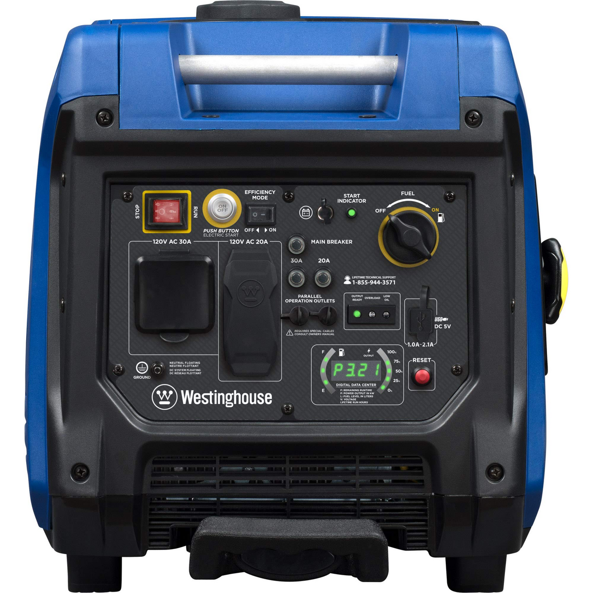 4500 Watt Portable Inverter Generator with Remote Electric Start C572
