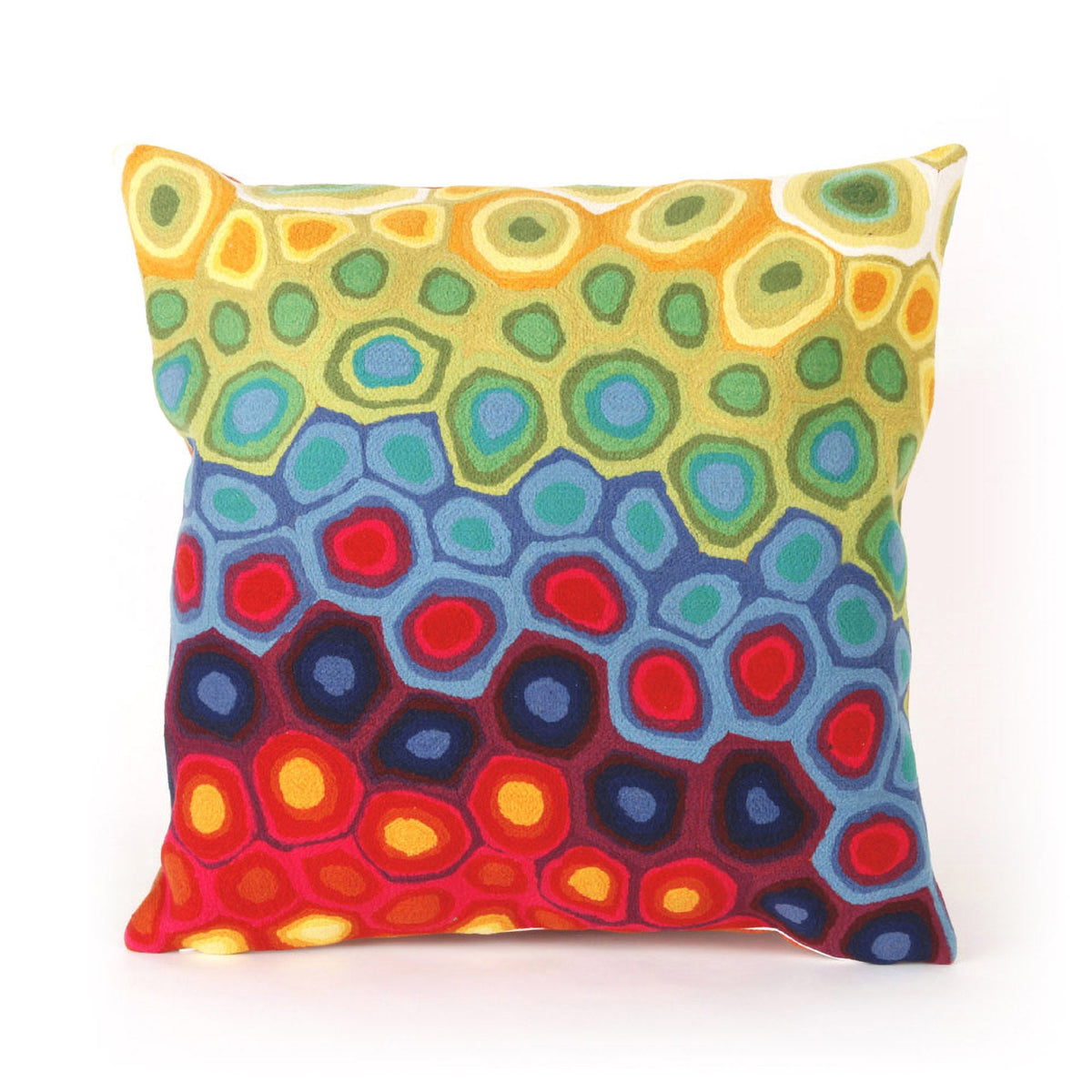 Pop Swirl Indoor Outdoor Throw Pillow