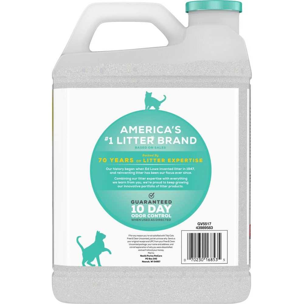 Free & Clean Unscented Clumping Cat Litter X8303