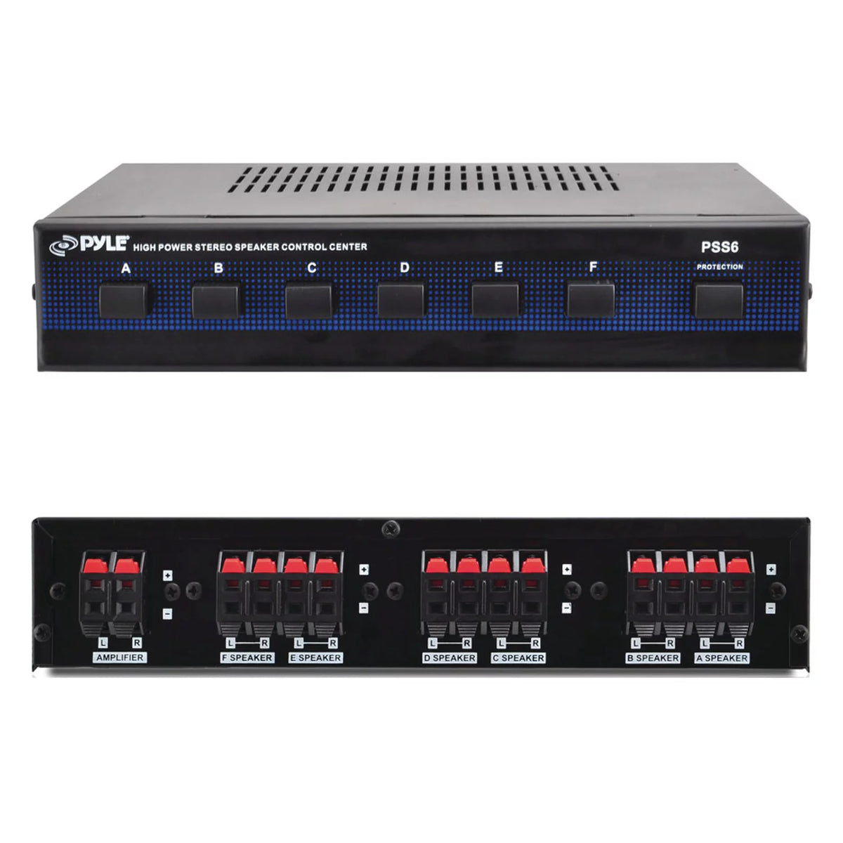 6 Channel High Power Stereo Speaker Selector C3842