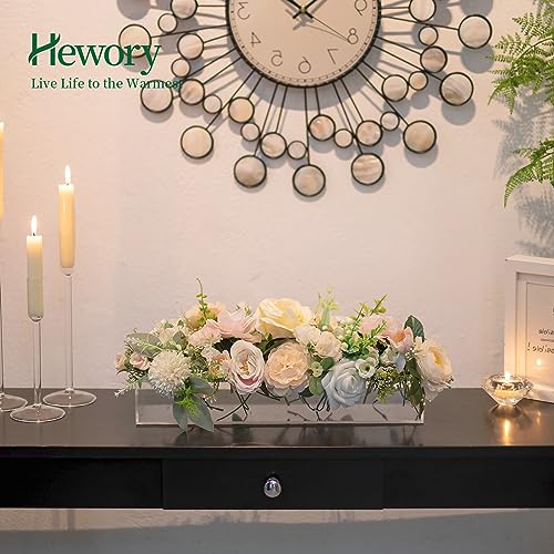 16 Inch Clear Rectangular Acrylic Vase U8577
