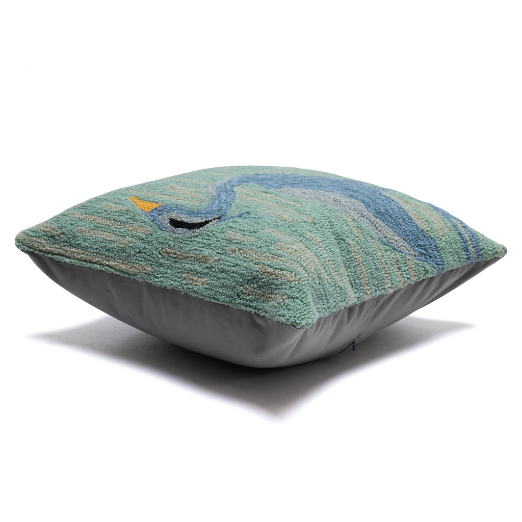 Frontporch Blue Heron Indoor Outdoor Throw Pillow