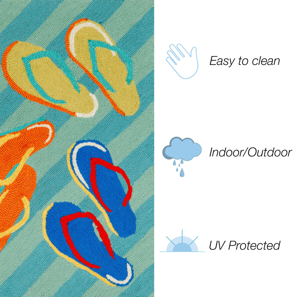 Frontporch Flip Flops Indoor Outdoor Mat