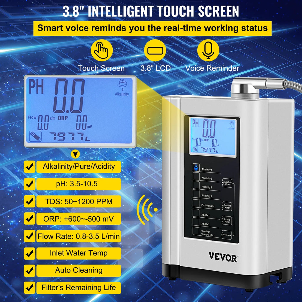 Alkaline Water Purifier with LCD Panel E7489