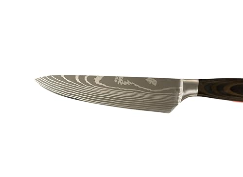 Set of 5 Damascus Steel Chef Knife Y7626
