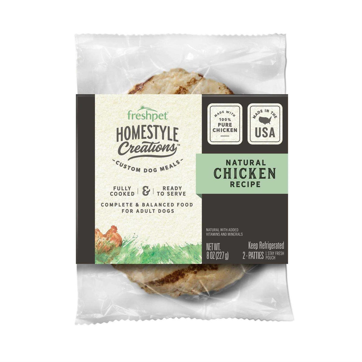 Chicken Patties Adult Wet Dog Food X556159