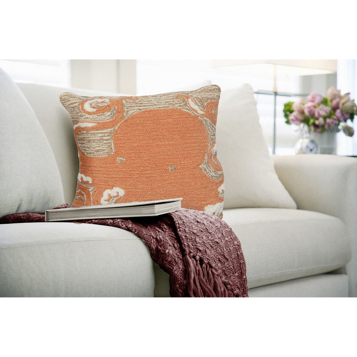 Frontporch Octopus Indoor Outdoor Throw Pillow