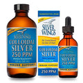 Colloidal Silver Bottle 8Oz 250PPM with Dropper 2Oz N37224