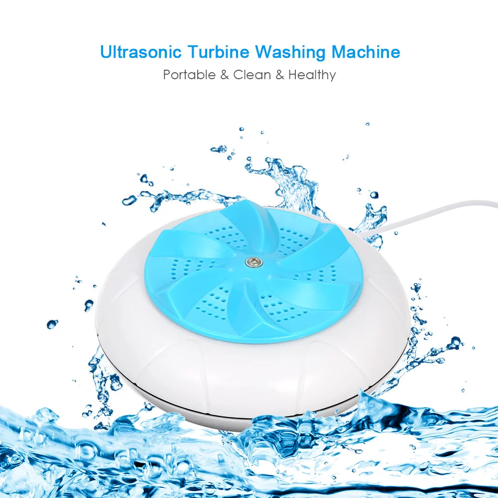Portable Washing Machine 1 kg Rotating Washer with USB Cable D78927
