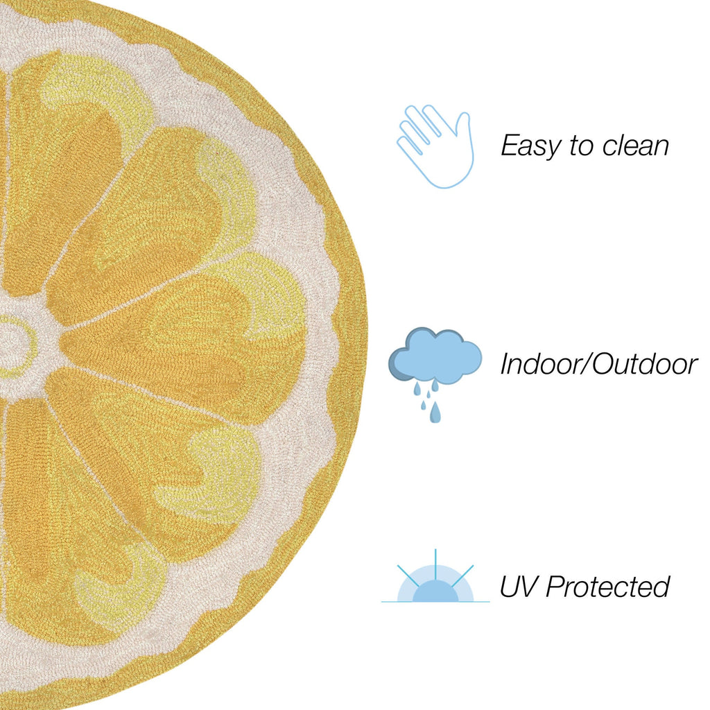 Frontporch Lemon Slice Indoor Outdoor Mat