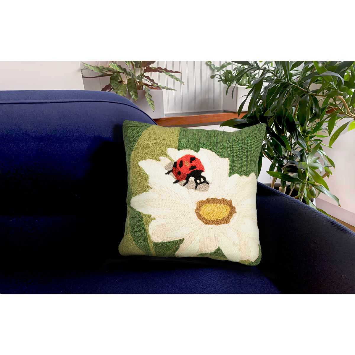Frontporch Ladybug Indoor Outdoor Throw Pillow