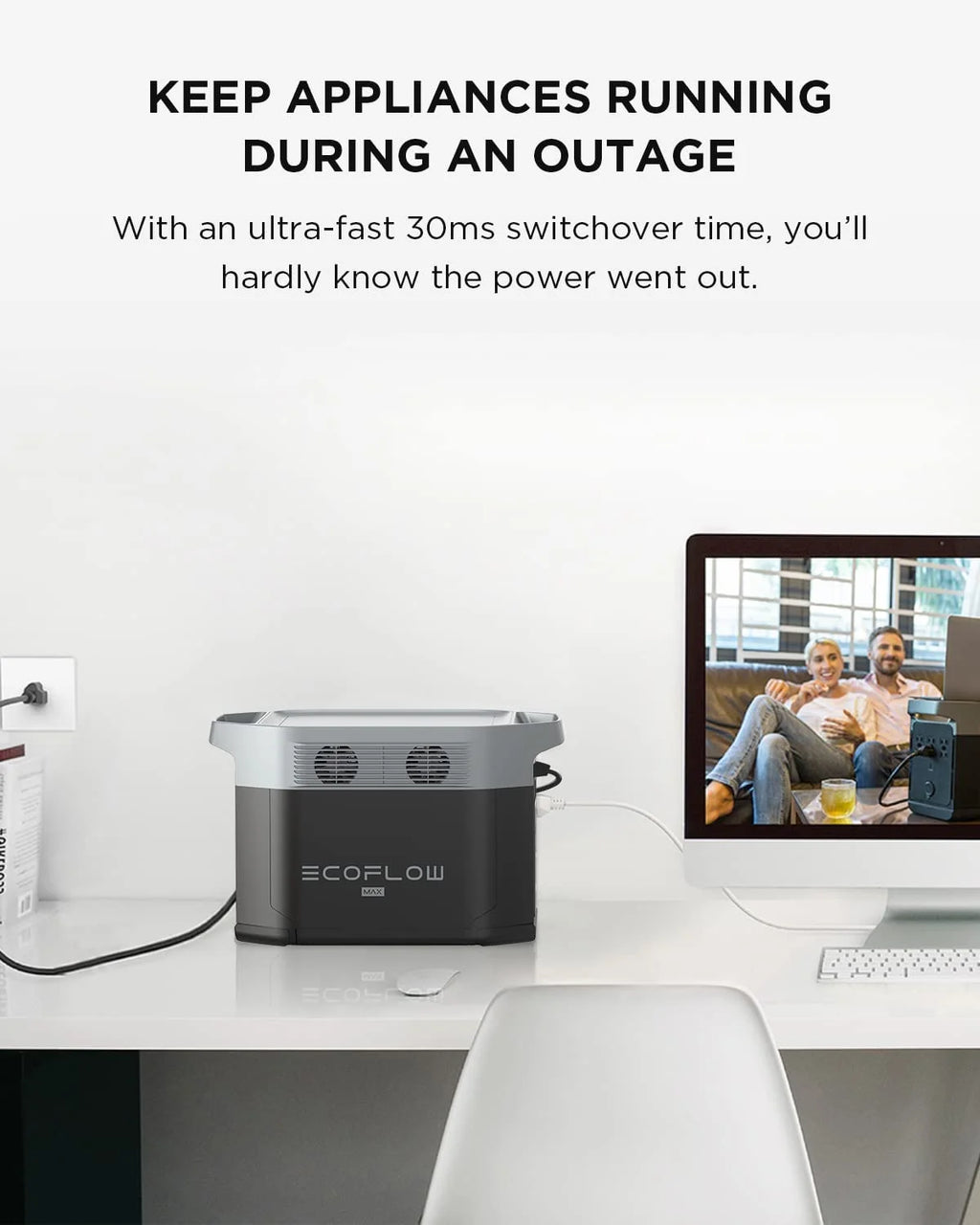 Portable Power Station 1612Wh Capacity 2000W AC Output Y613