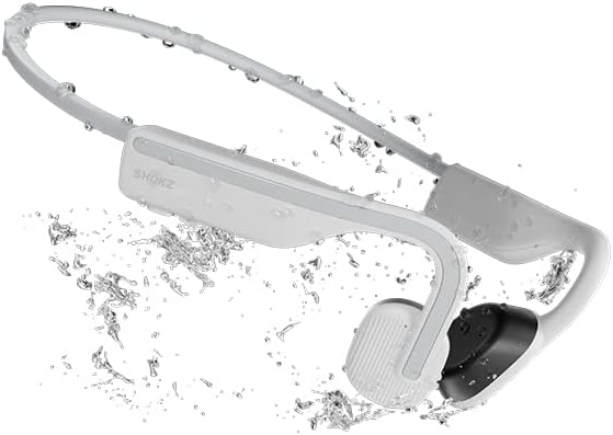 White Bluetooth Bone Conduction Sports Headphones O669868