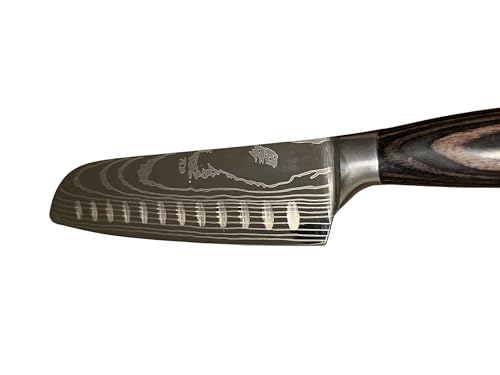 Set of 5 Damascus Steel Chef Knife Y7626