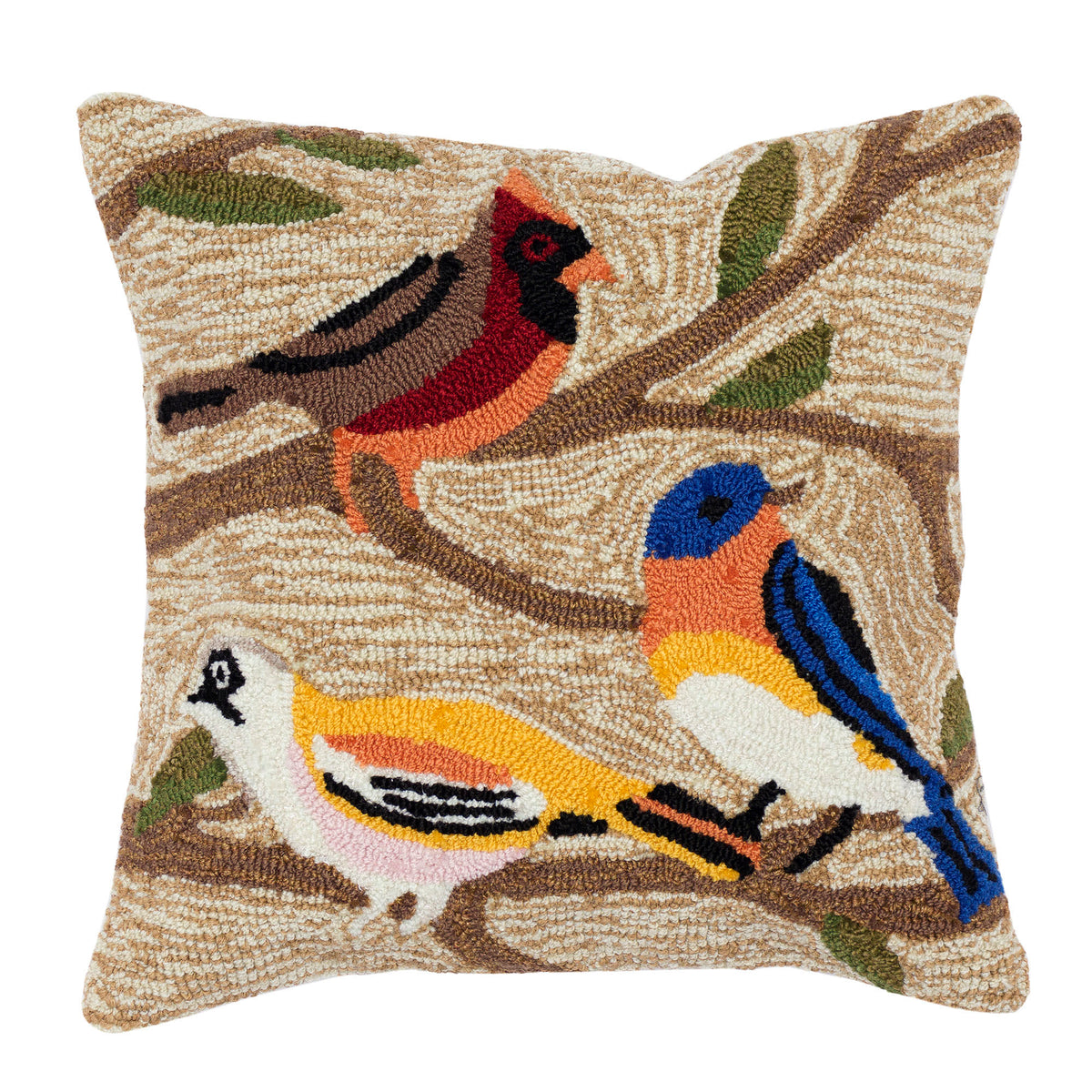 Frontporch Birds Indoor Outdoor Throw Pillow