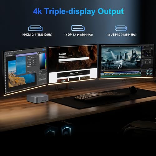Mini PC AMD Ryzen 7 8745HS 24GB DDR5 1TB PCIE4.0 SSD R962